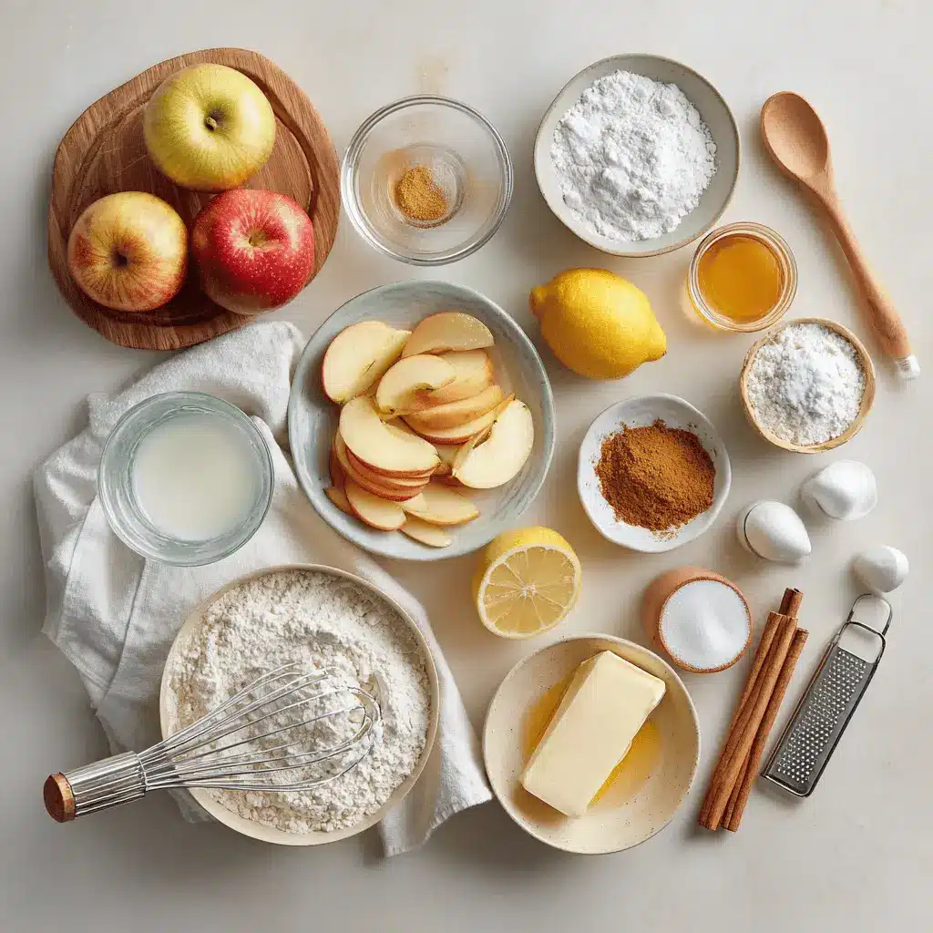 BEST AIR FRYER APPLE FRITTERS RECIPE warm golden fritters dusted with powdered sugar on white napkin