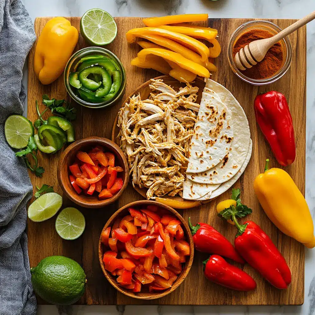 Crockpot Chicken Fajita: Easy and Delicious Recipe 3 CROCKPOT CHICKEN FAJITA with shredded chicken peppers and warm tortillas in natural light