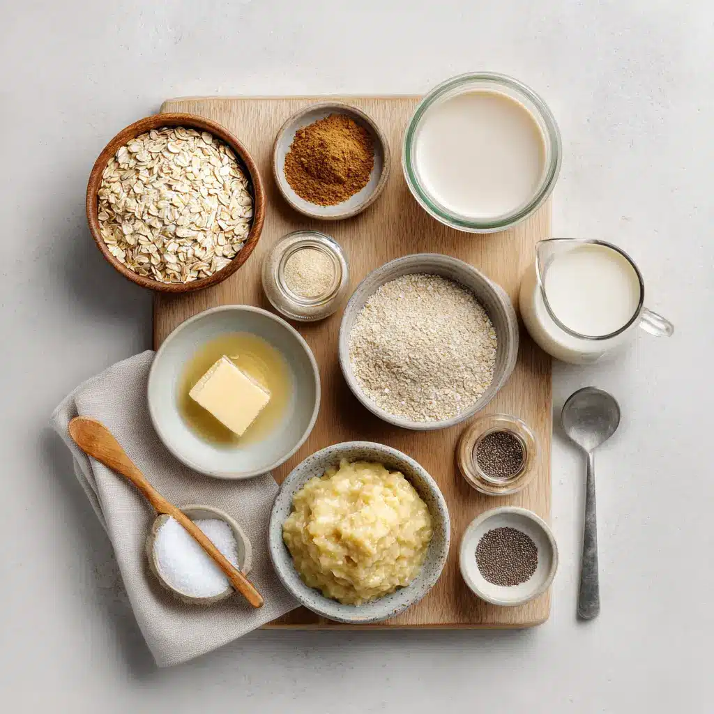 Brown Sugar Overnight Oats: Simple Delicious Recipe 2 BROWN SUGAR OVERNIGHT OATS creamy jar topped with banana slices and cinnamon in warm light