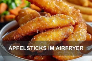 APFELSTICKS IM AIRFRYER centered hero view, clean and uncluttered