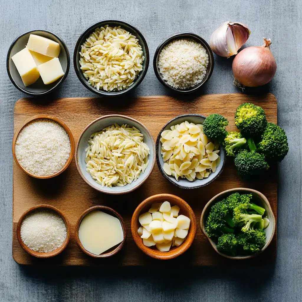 Chicken Sausage and Broccoli Orzo Recipe: Simple and Delicious 3 CHICKEN SAUSAGE AND BROCCOLI ORZO RECIPE centered hero view, clean and uncluttered