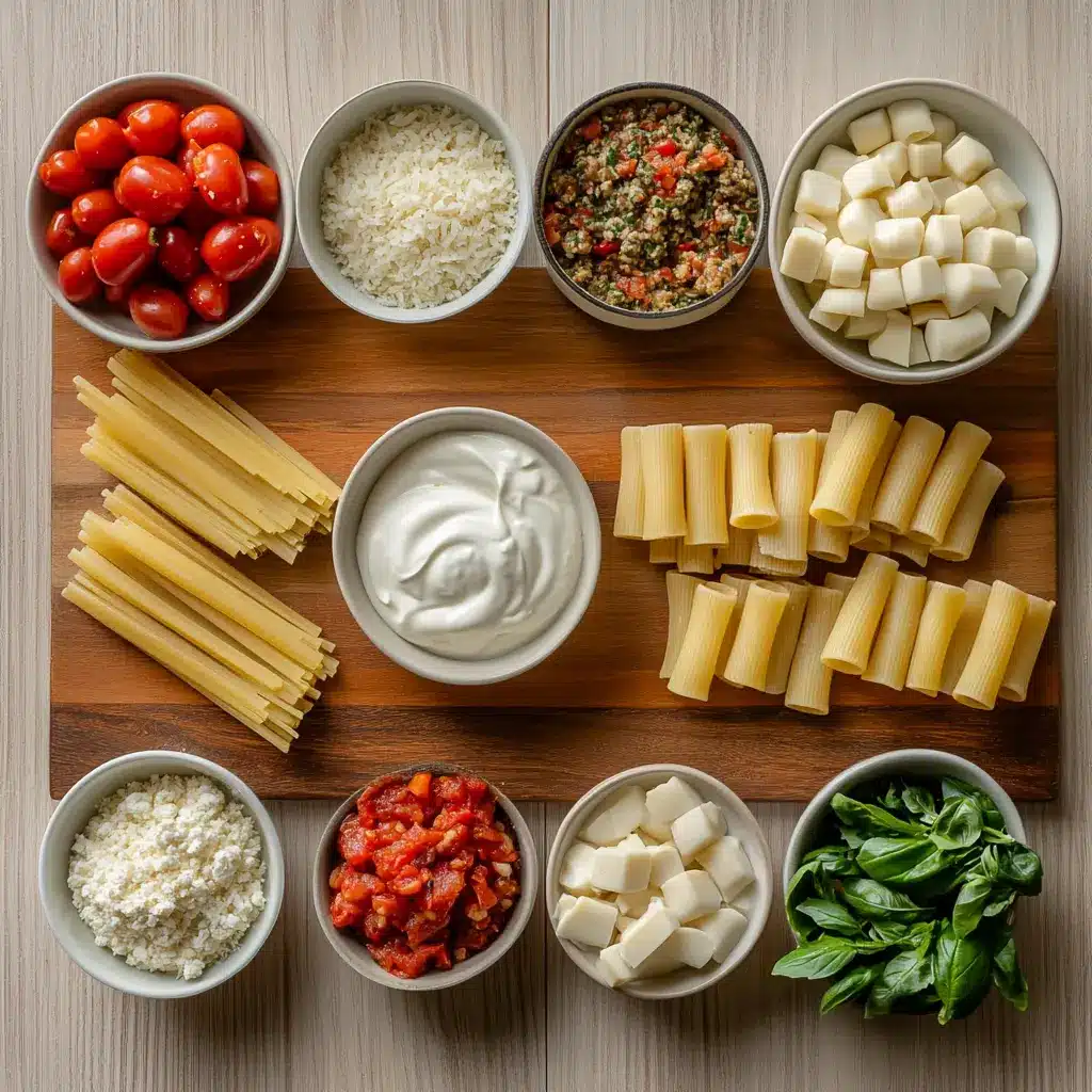 Creamy Italian Sausage Rigatoni: The Ultimate Comfort 2 CREAMY ITALIAN SAUSAGE RIGATONI centered hero view, clean and uncluttered