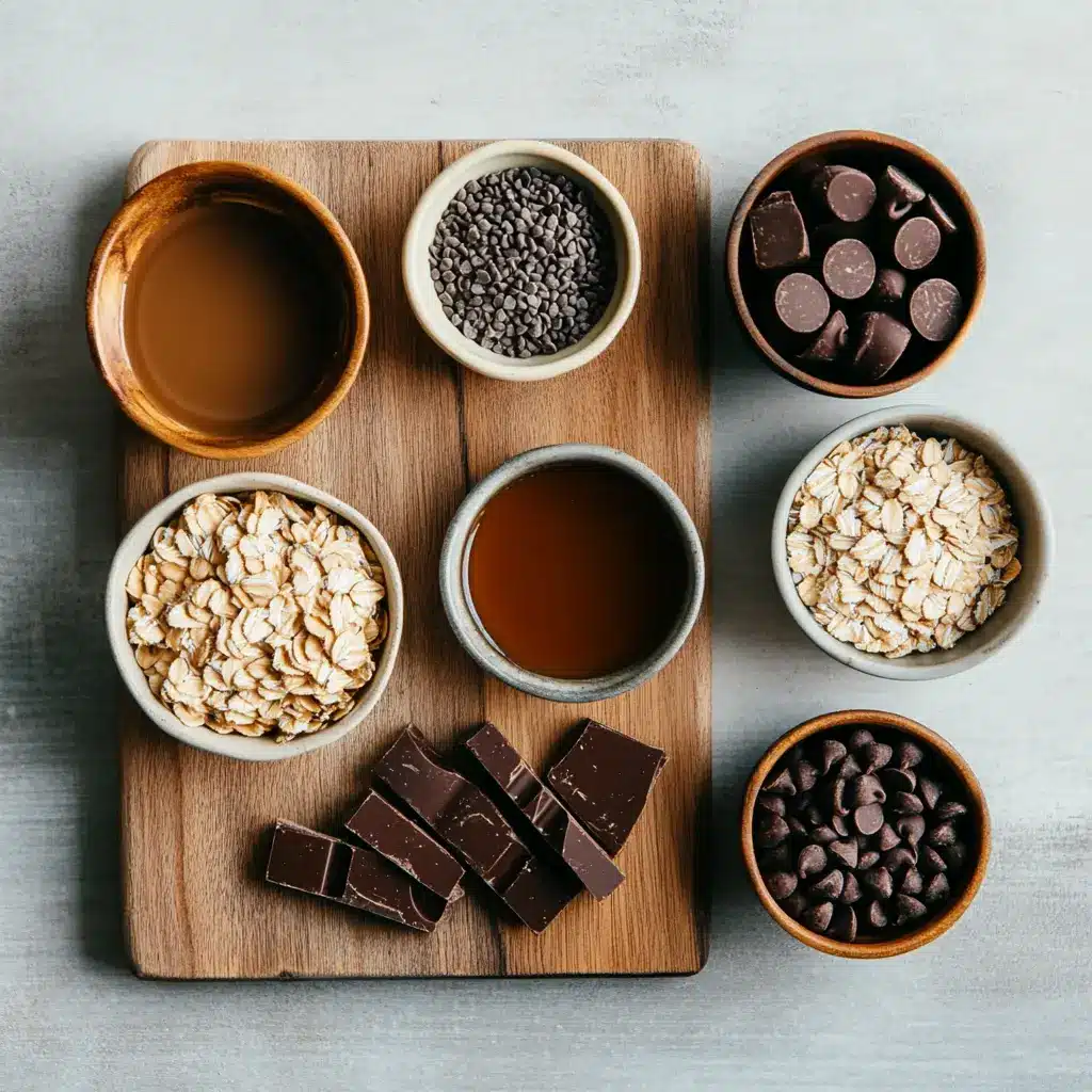 No-Bake Chocolate Peanut Butter Protein Balls Recipe 2 NO BAKE CHOCOLATE PEANUT BUTTER PROTEIN BALLS centered hero view, clean and uncluttered