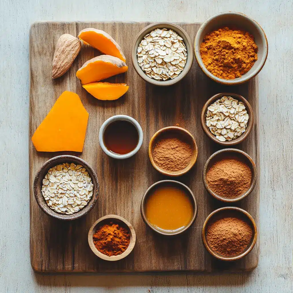 Pumpkin Protein Balls Easy and Delicious Fall Recipe 2 PUMPKIN PROTEIN BALLS centered hero view, clean and uncluttered