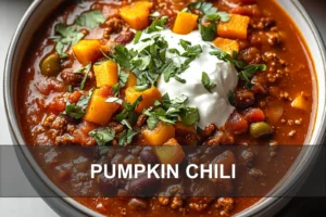 PUMPKIN CHILI centered hero view, clean and uncluttered