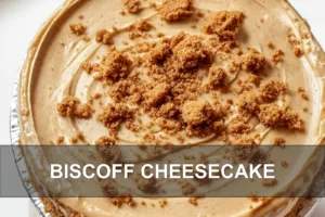 BISCOFF CHEESECAKE centered hero view, clean and uncluttered