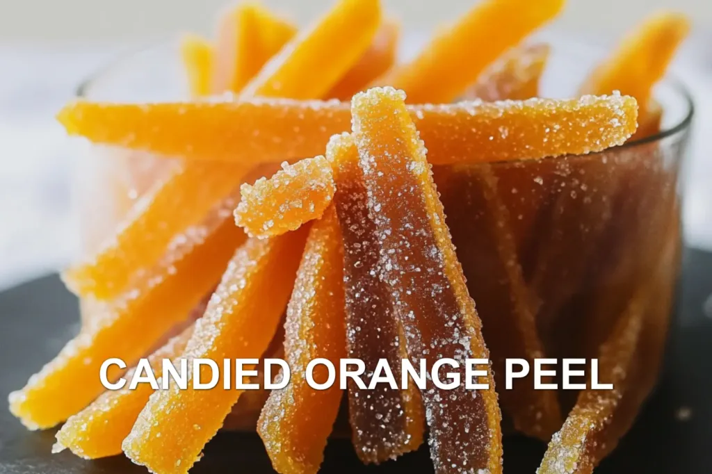 CANDIED ORANGE PEEL centered hero view, clean and uncluttered