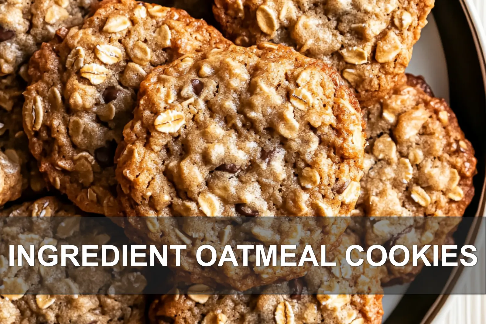 Discover Ingredient Oatmeal Cookies for Heartfelt Joy