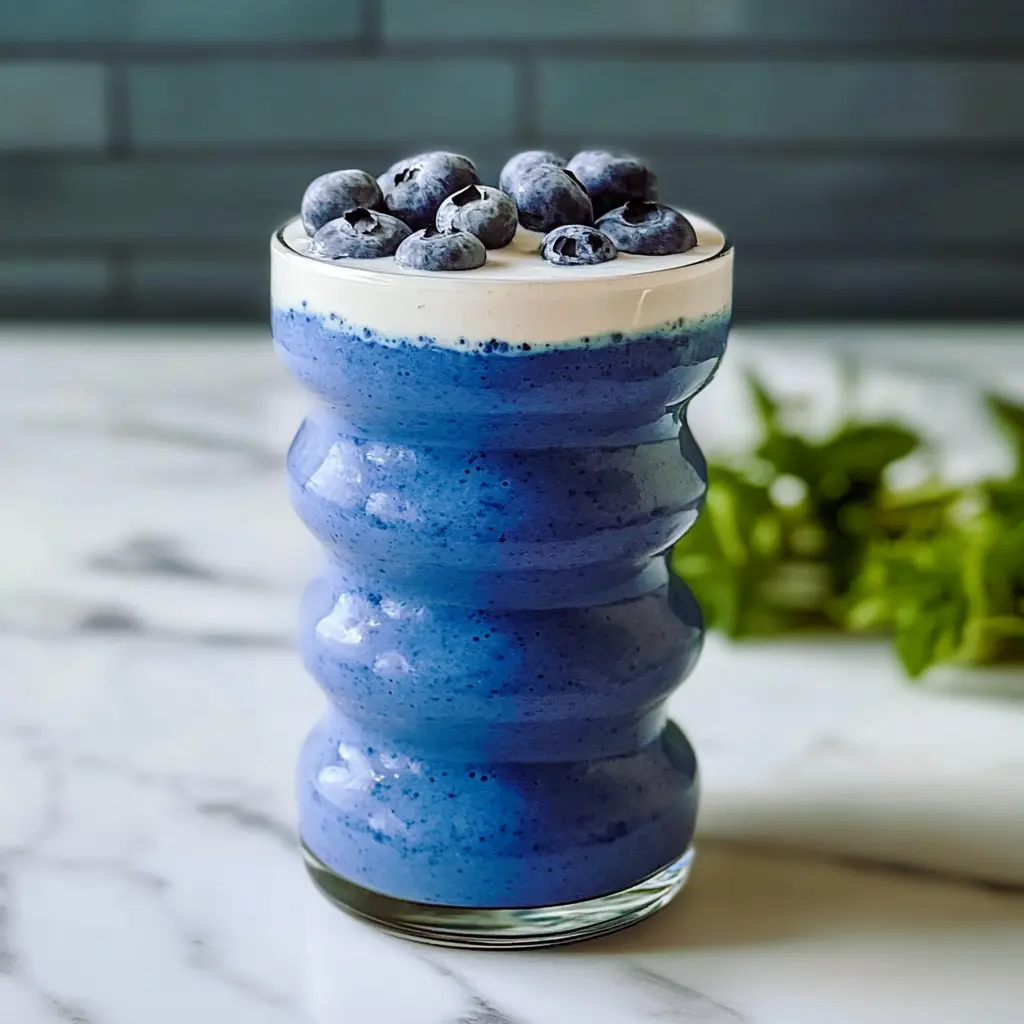 Blue Sky Superfood Smoothie ingredients arranged neatly on a clean surface