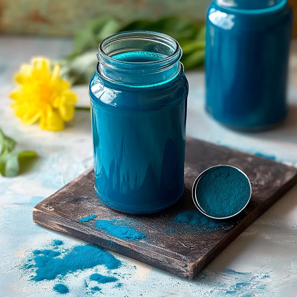 Irresistible Blue Spirulina Wellness Shots - Quick Guide 3 Blue spirulina wellness shots ingredients neatly arranged on a white background