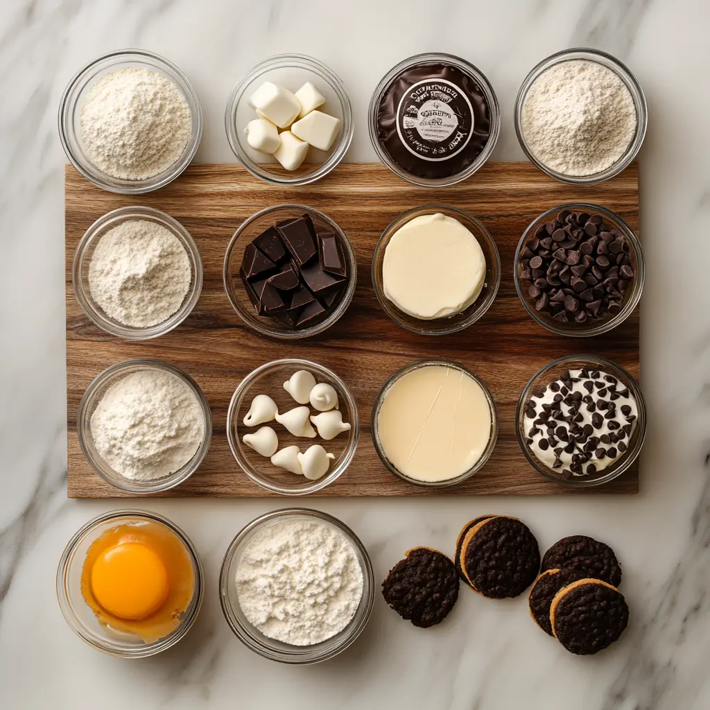 COOKIES AND CREAM COOKIES centered hero view, clean and uncluttered