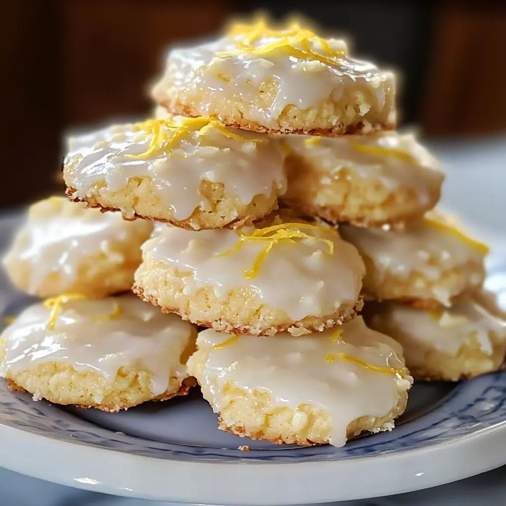 How to Make Dolly Parton Coconut Cookies with Lemon Glaze 3 Dolly Parton Coconut Cookies with Lemon Glaze ingredients neatly arranged