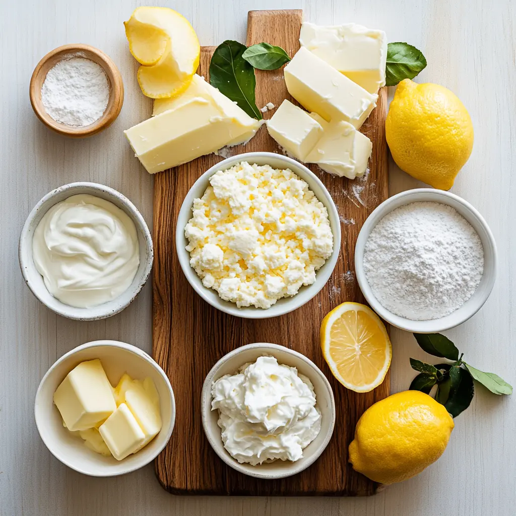 Delicious and creamy No-Bake Lemon Cheesecake, beautifully garnished and ready to serve