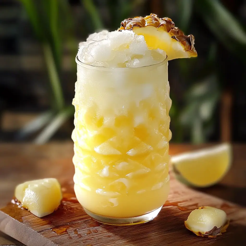 Ingredients for Non Alcoholic Pina Colada Punch, clean and uncluttered