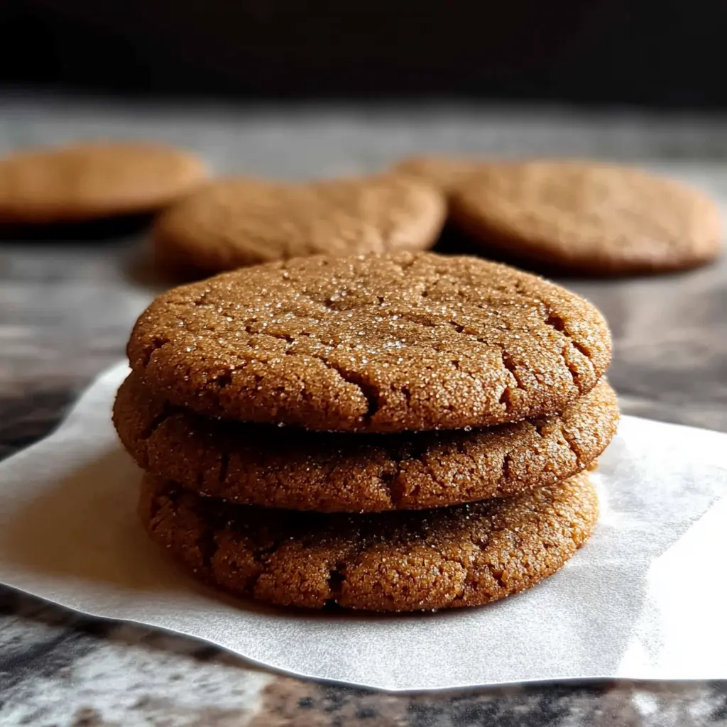 Old Fashioned Gingersnap Cookie ingredients neatly displayed