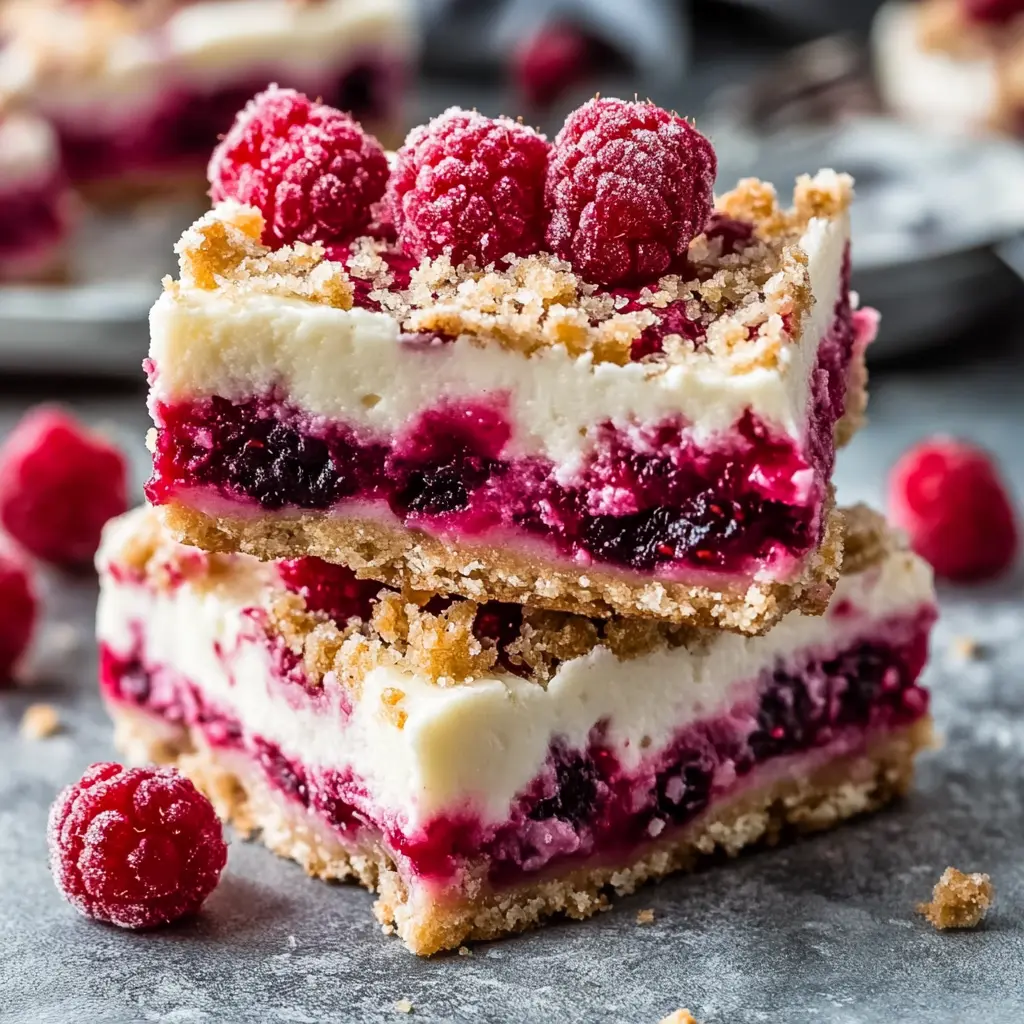 How to Make Irresistible Raspberry Cheesecake Bars 3 Ingredients for Raspberry Cheesecake Bars laid out neatly