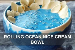ROLLING OCEAN NICE CREAM BOWL centered hero view, clean and uncluttered