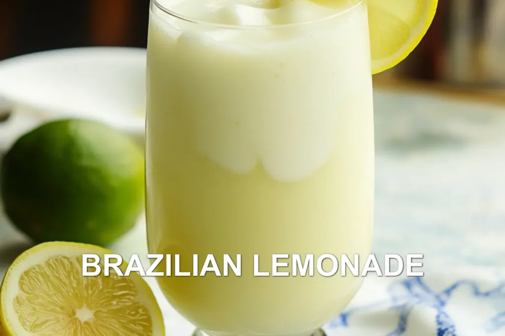 BRAZILIAN LEMONADE centered hero view, clean and uncluttered