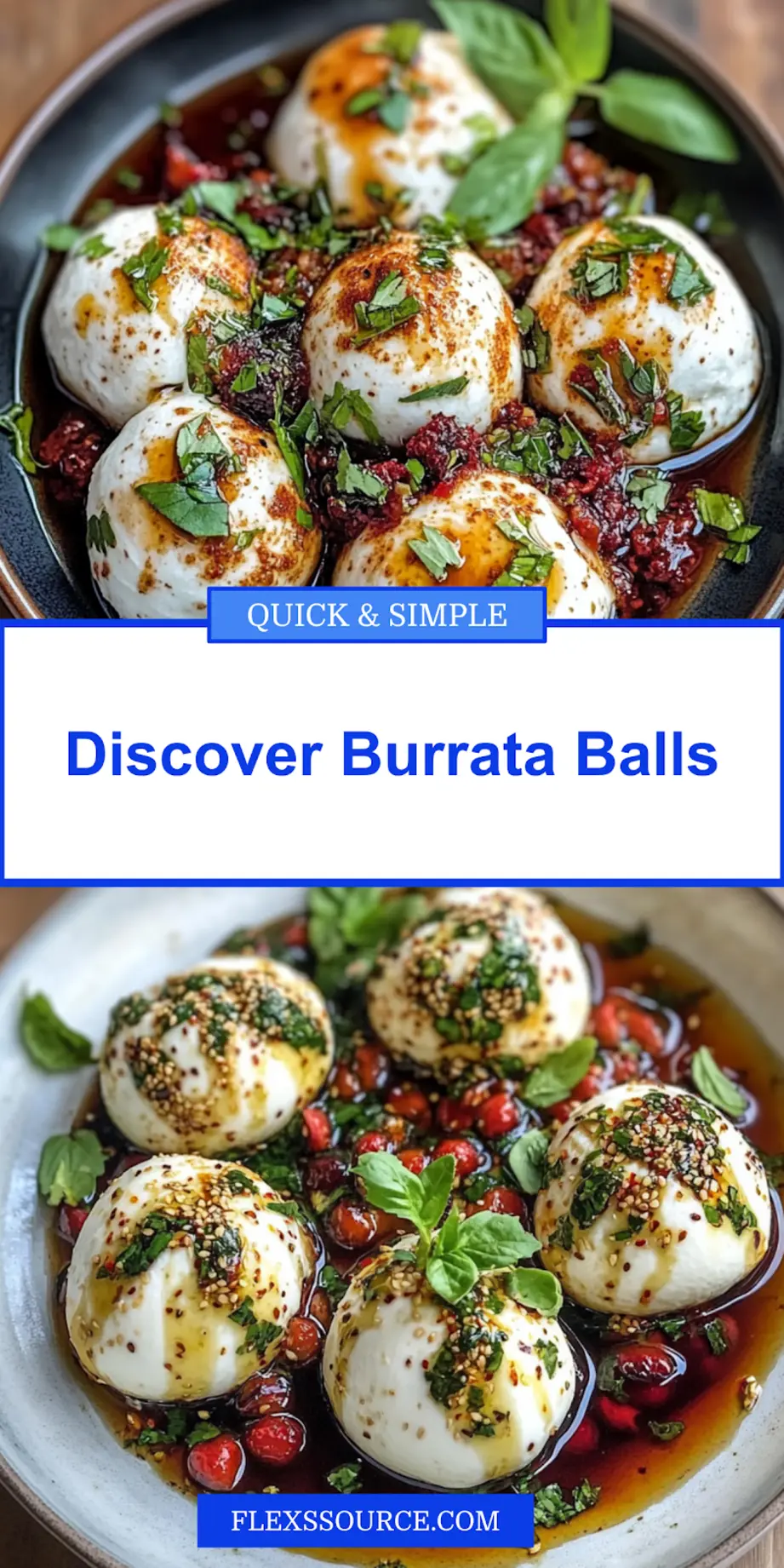 How to Make the Perfect Burrata Balls at Home 4 Close-up of perfectly assembled burrata balls on serving platter