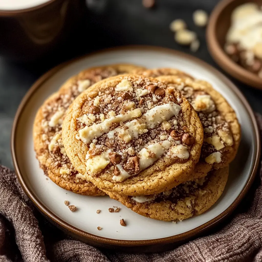 Gilmore Girls Coffee Cake Cookies ingredients arranged neatly