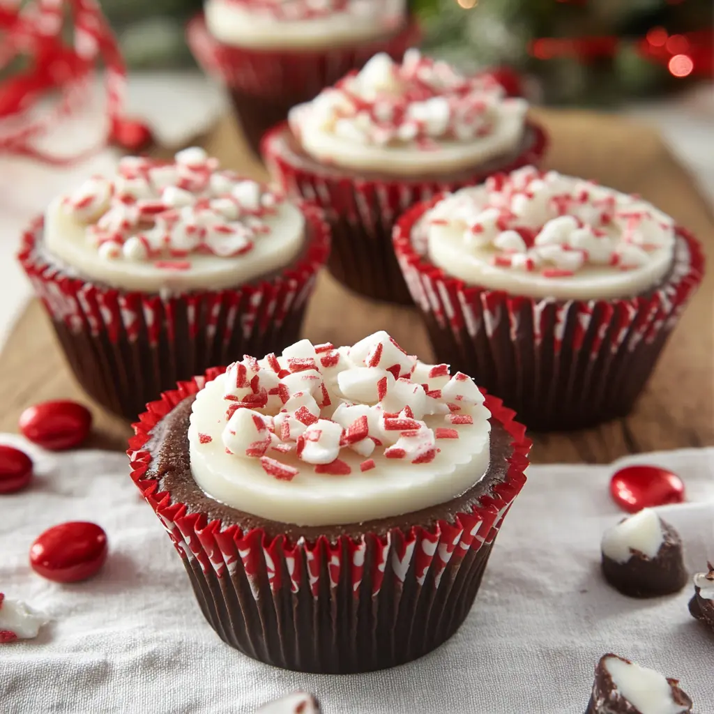 Ingredients for peppermint bark cups neatly arranged on a clean surface