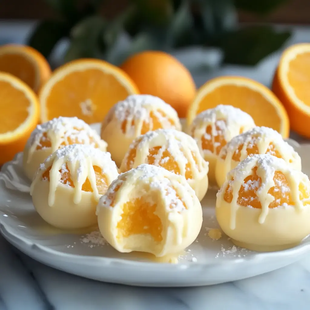 Ingredients laid out for SIMPLE ORANGE CREAMSICLE TRUFFLES RECIPE, clean and uncluttered
