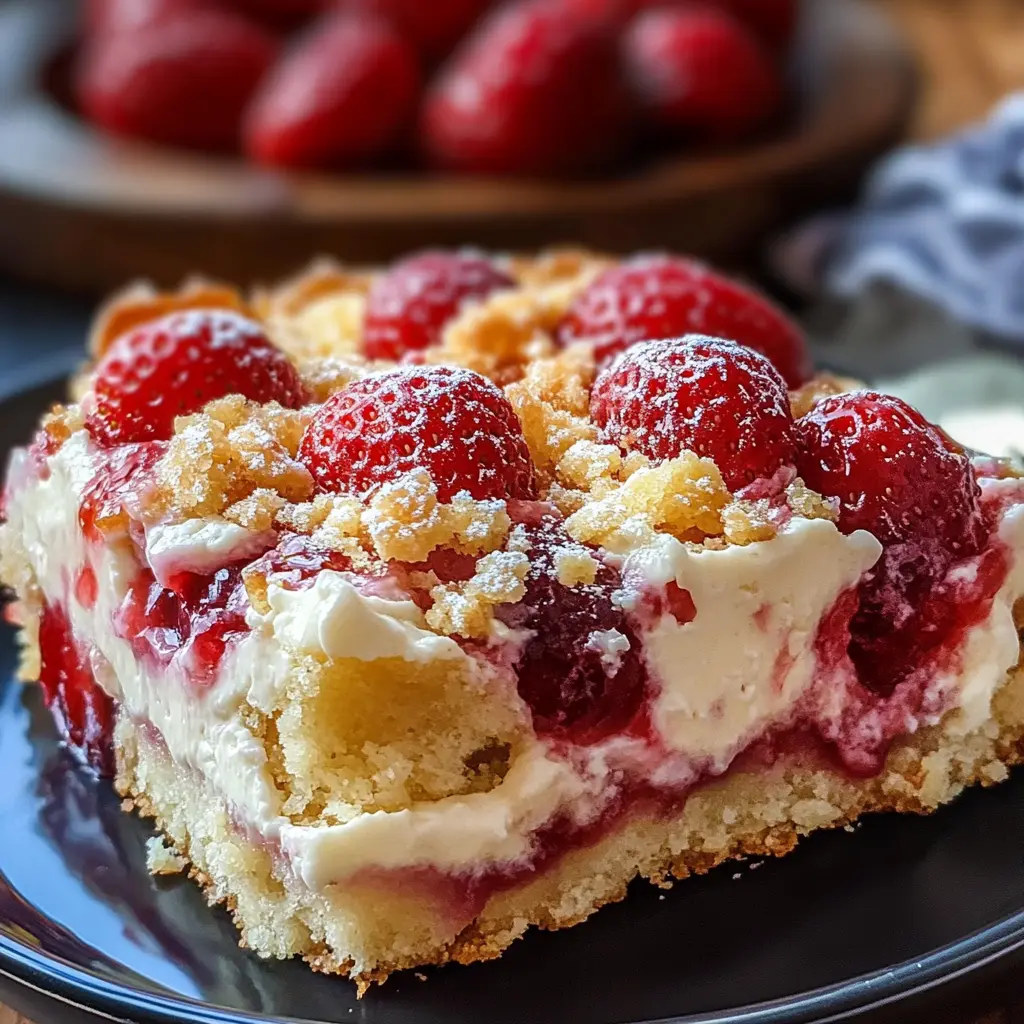 Ingredients for strawberry cheesecake dump cake recipe displayed neatly