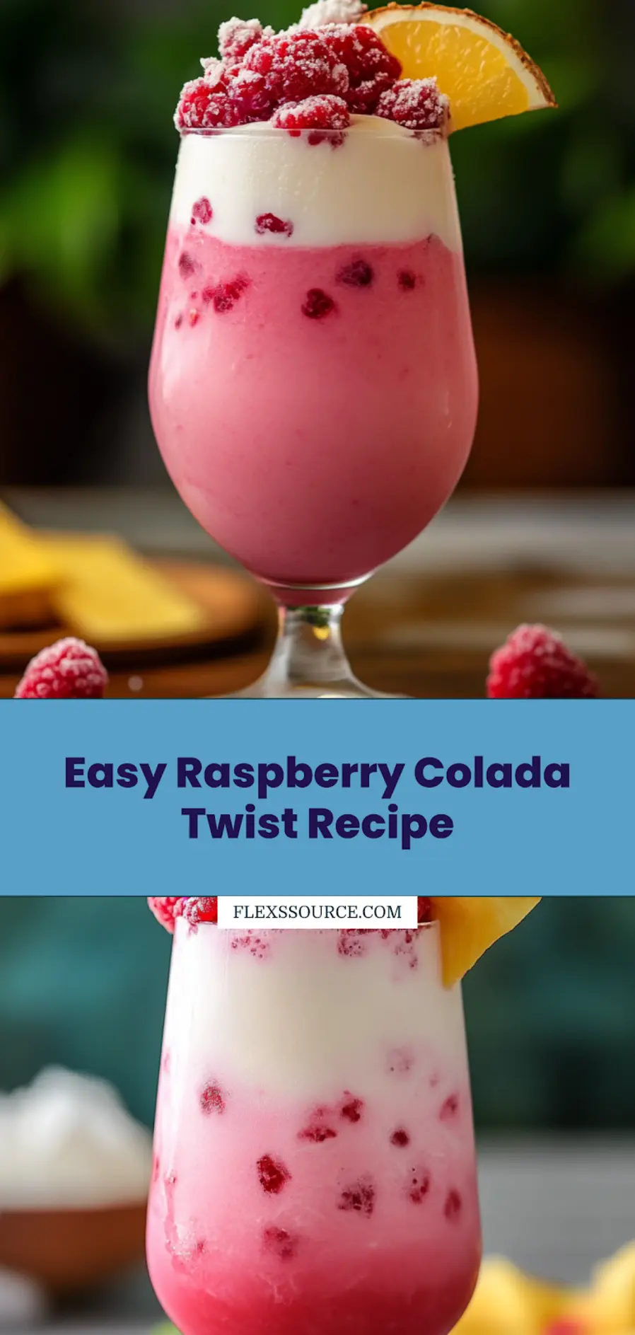 RASPBERRY COLADA TWIST centered hero view, clean and uncluttered_pin
