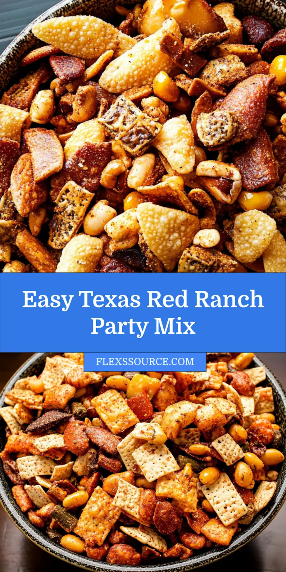 Texas Red Ranch Party Mix ready to serve