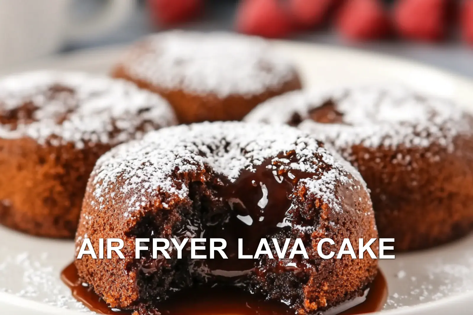 Air Fryer Lava Cake Recipe Easy Delicious Dessert