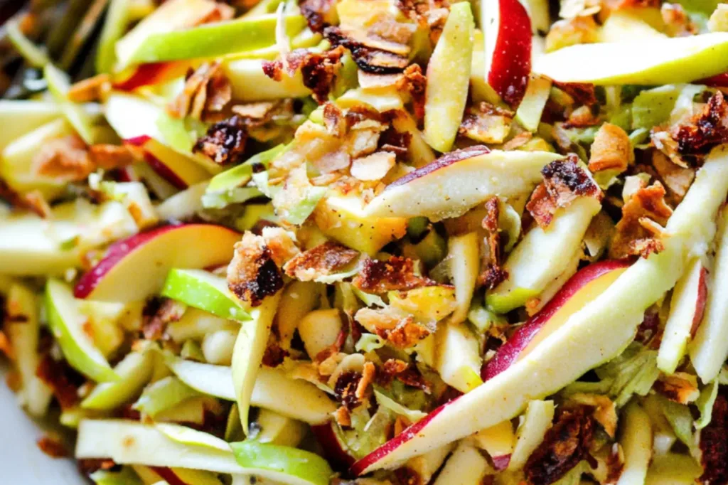 APPLE COLESLAW centered hero view, clean and uncluttered