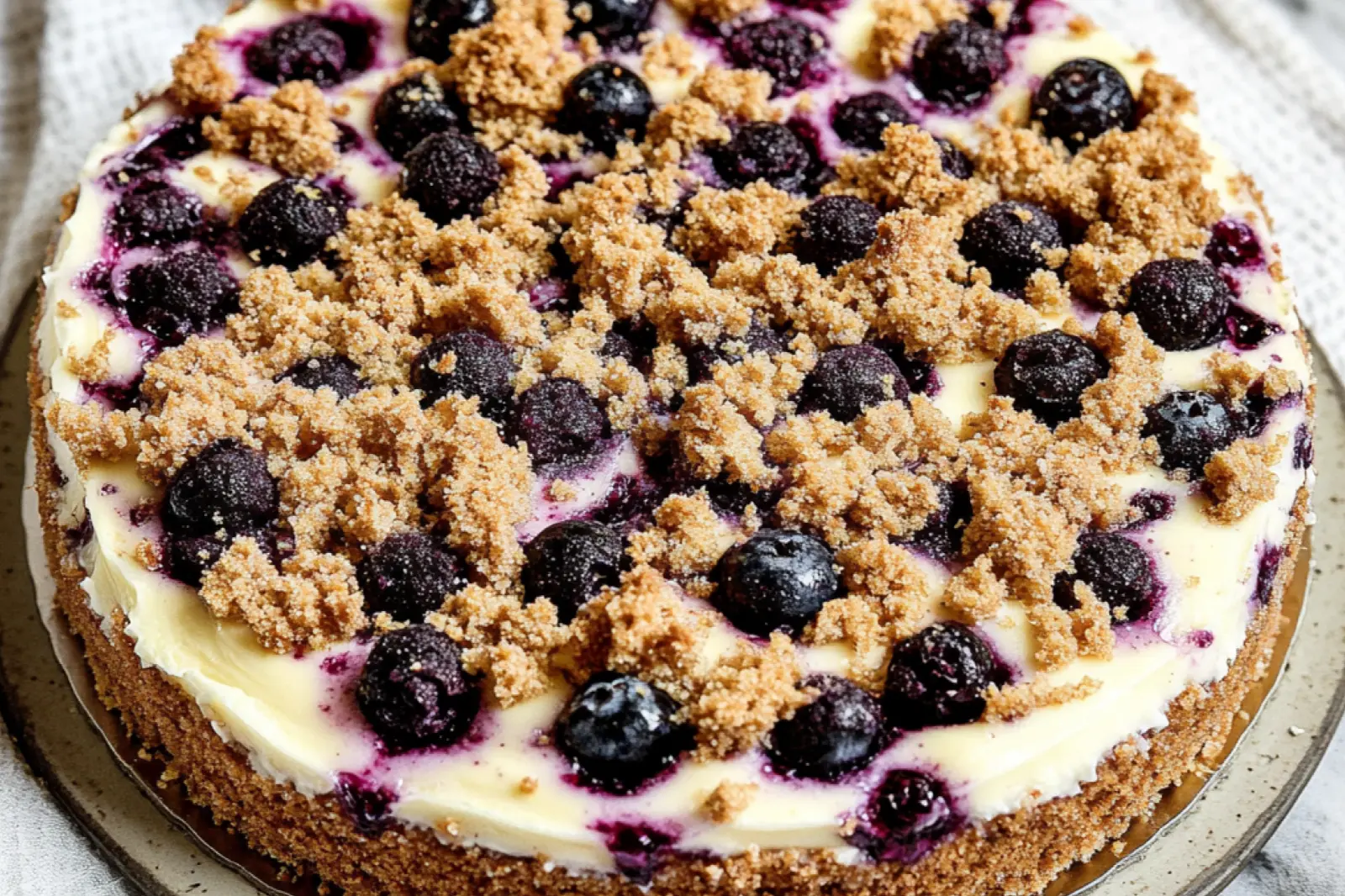 Best Blueberry Crumble Cheesecake Recipe Easy and Delicious