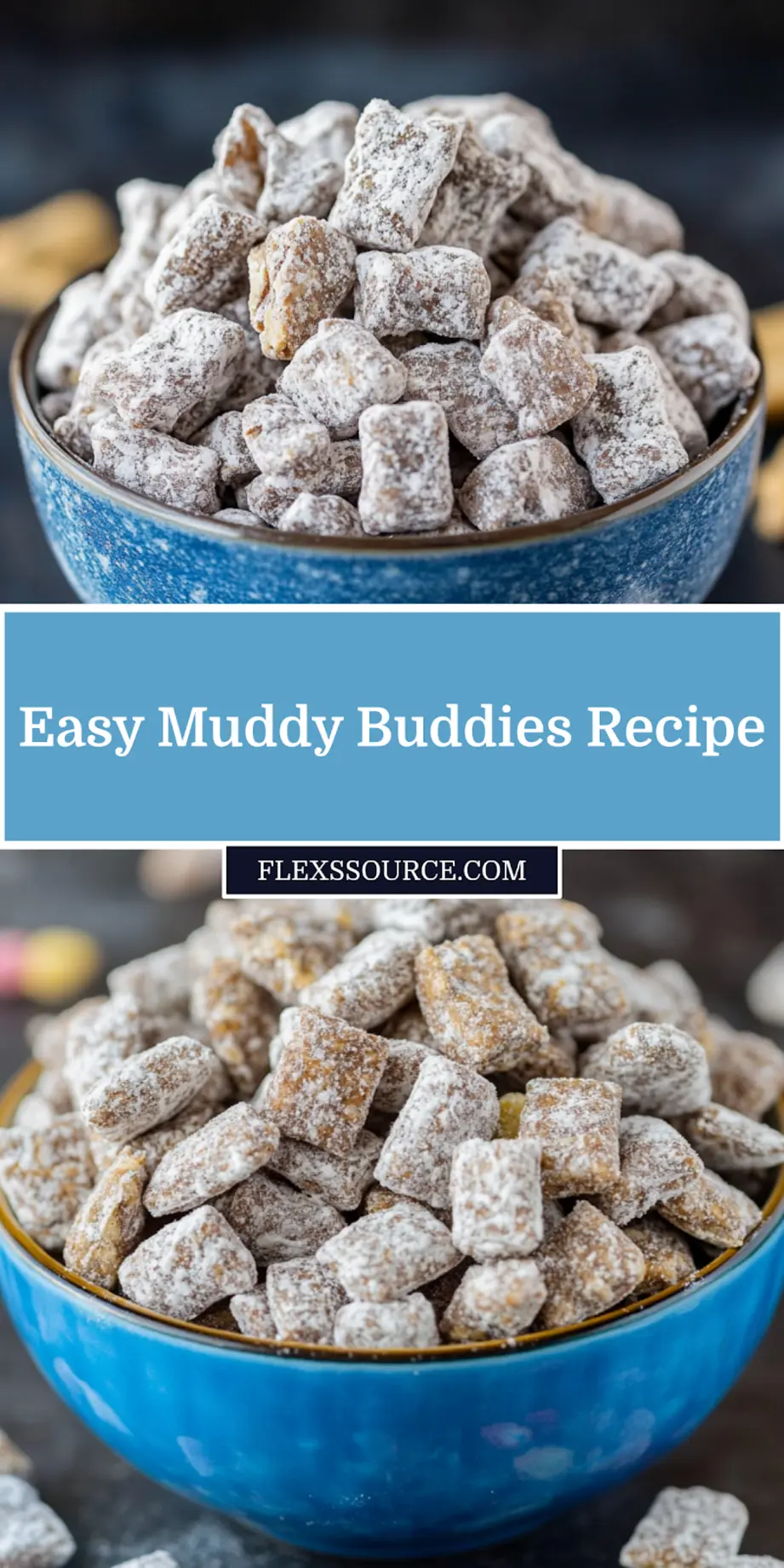 MUDDY BUDDIES RECIPE centered hero view, clean and uncluttered_pin