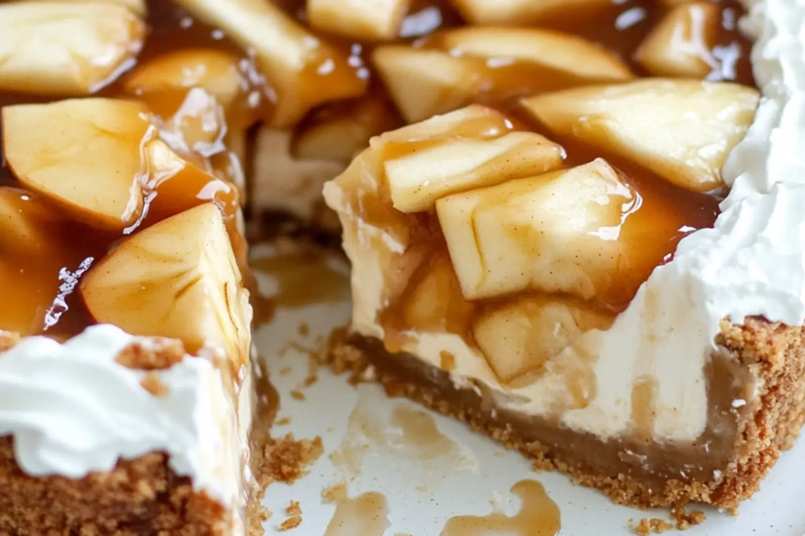 No Bake Apple Pie Cheesecake Recipe Easy and Delicious