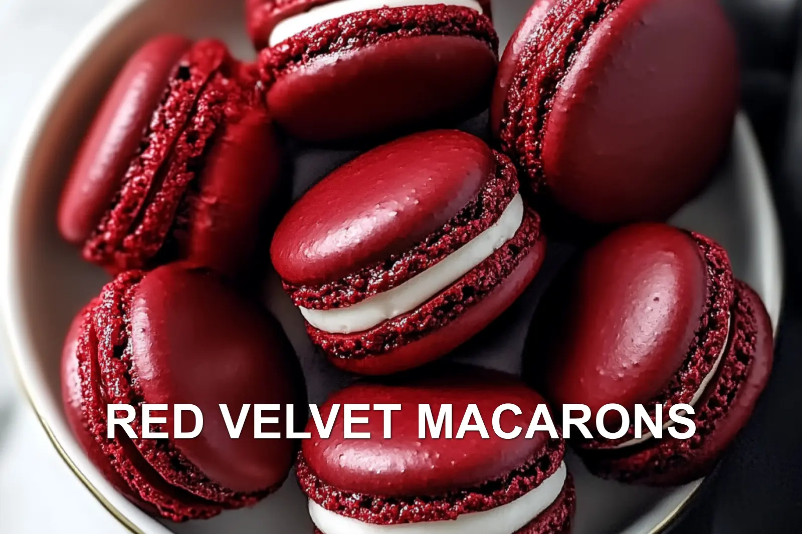 Red Velvet Macarons Recipe Easy and Irresistible