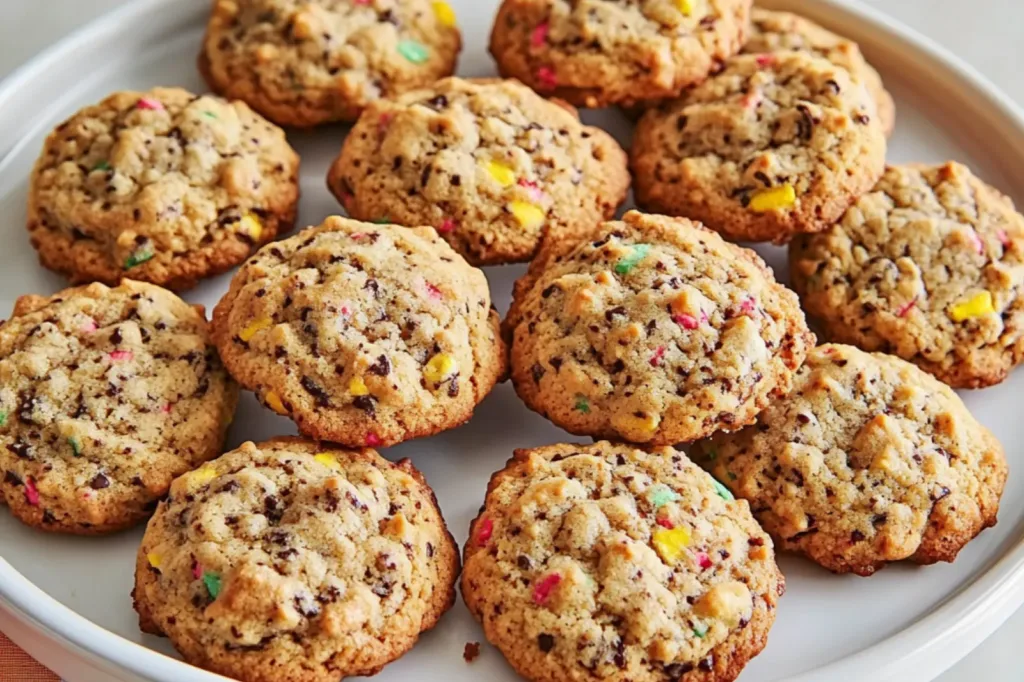 3 INGREDIENT CAKE MIX COOKIES centered hero view, clean and uncluttered