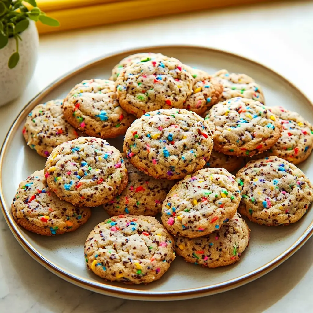 3-Ingredient Cake Mix Cookies Recipe - Easy and Delicious 3 3 ingredient cake mix cookies centered hero view, clean and uncluttered