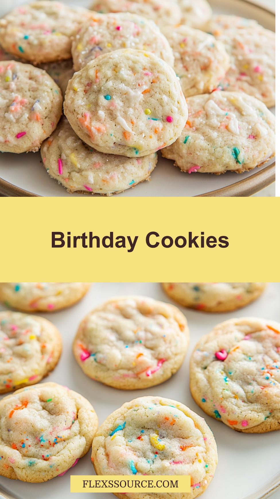 BIRTHDAY COOKIES centered hero view, clean and uncluttered_pin