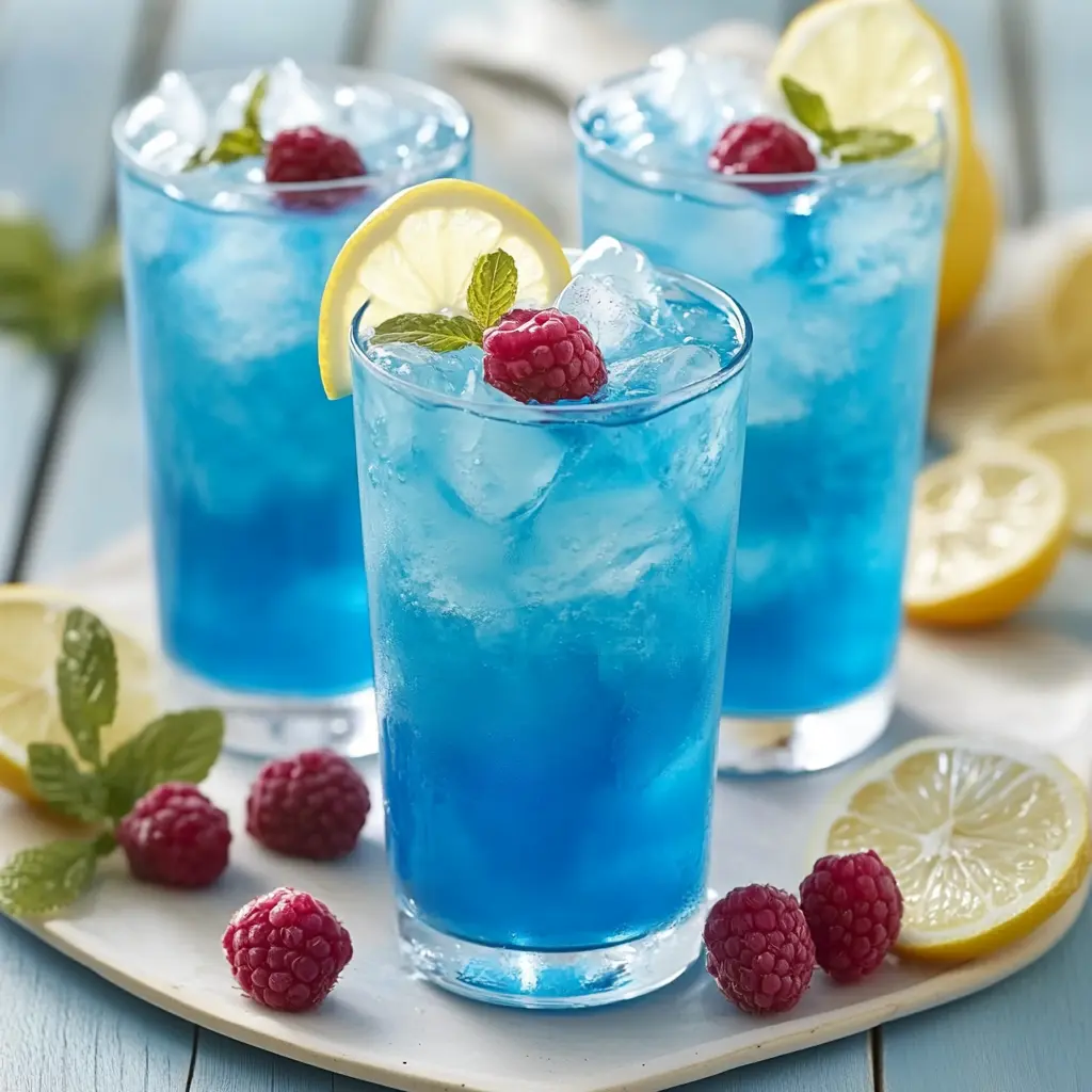 BLUE RASPBERRY LEMONADE centered hero view, clean and uncluttered
