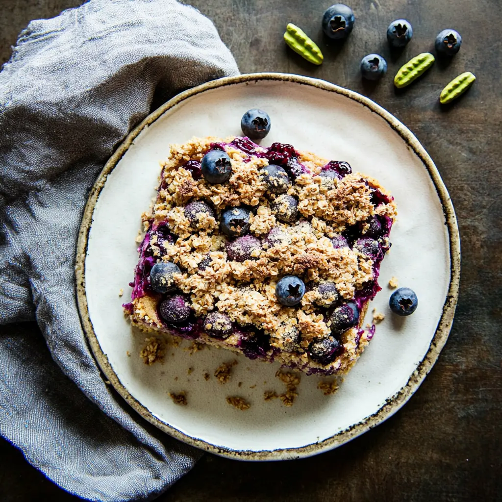 BURSTING BLUEBERRY CARDAMOM BUCKLE centered hero view, clean and uncluttered