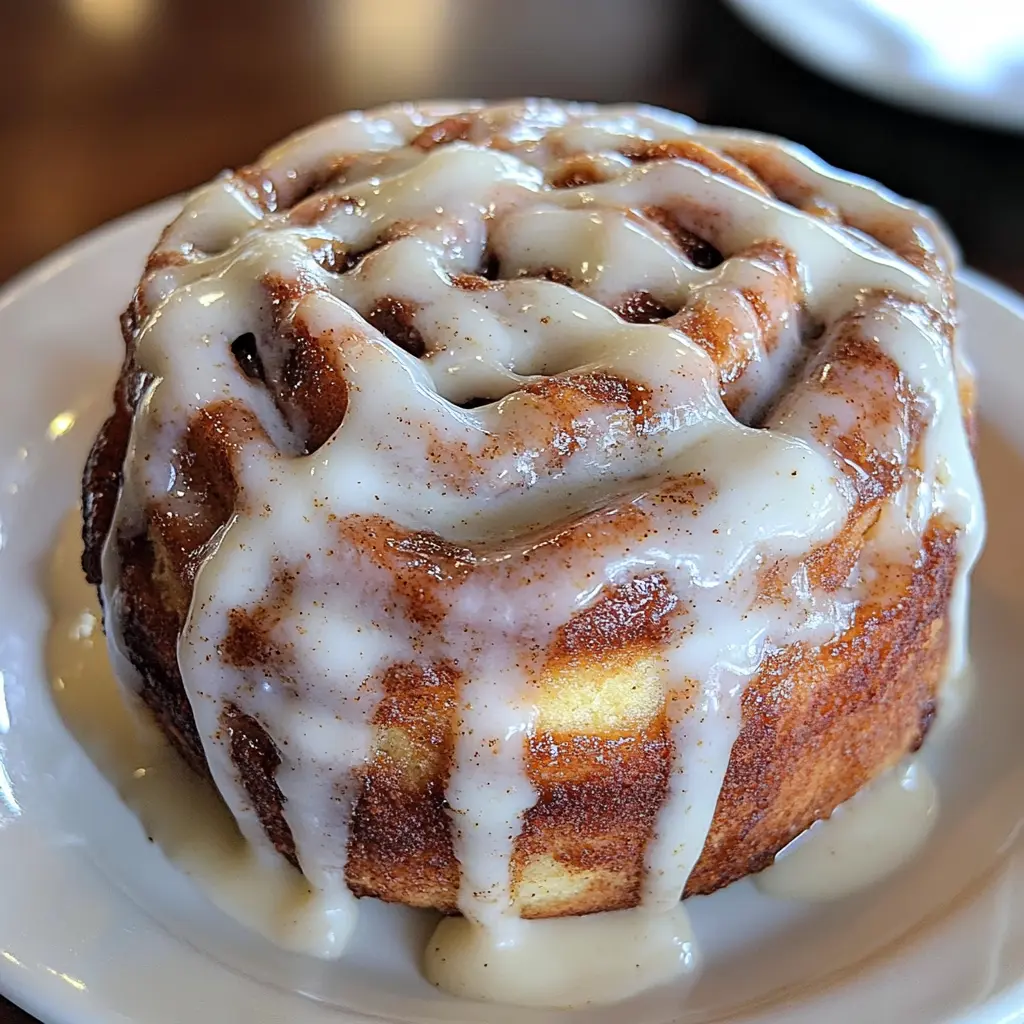 CINNAMON BUN DESSERT RECALL centered hero view, clean and uncluttered