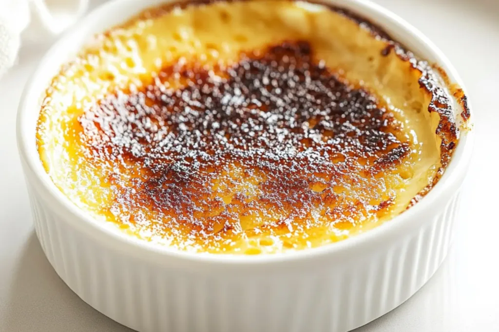 EASY CREME BRULEE centered hero view, clean and uncluttered