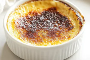 EASY CREME BRULEE centered hero view, clean and uncluttered