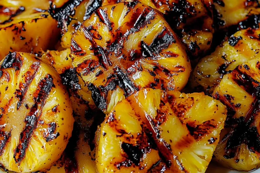 GRILLED PINEAPPLE centered hero view, clean and uncluttered