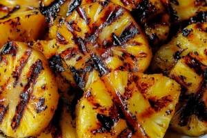 GRILLED PINEAPPLE centered hero view, clean and uncluttered