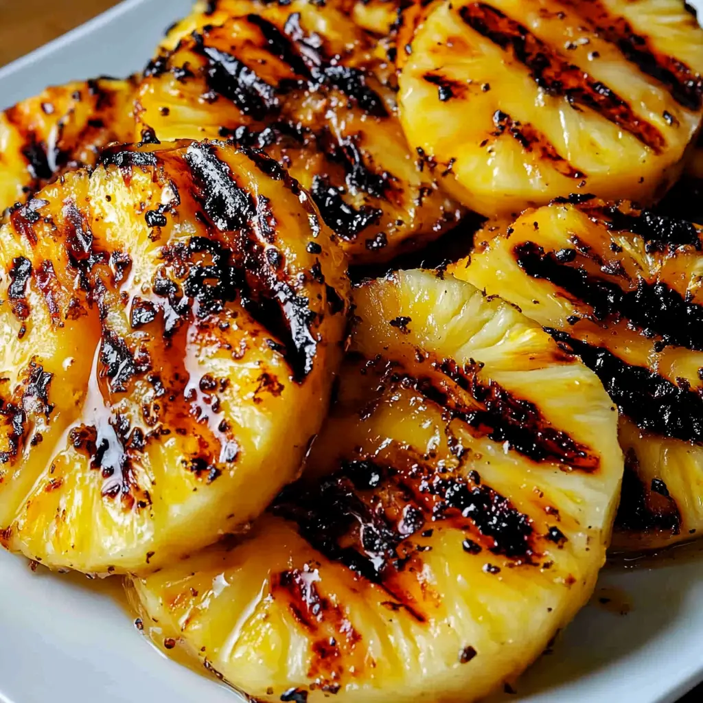 GRILLED PINEAPPLE centered hero view, clean and uncluttered