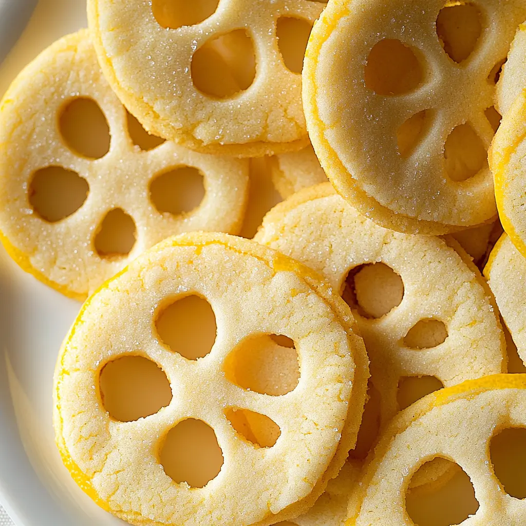LEMON CUT OUT SUGAR COOKIES centered hero view, clean and uncluttered