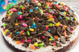 OREO DIRT CAKE centered hero view, clean and uncluttered