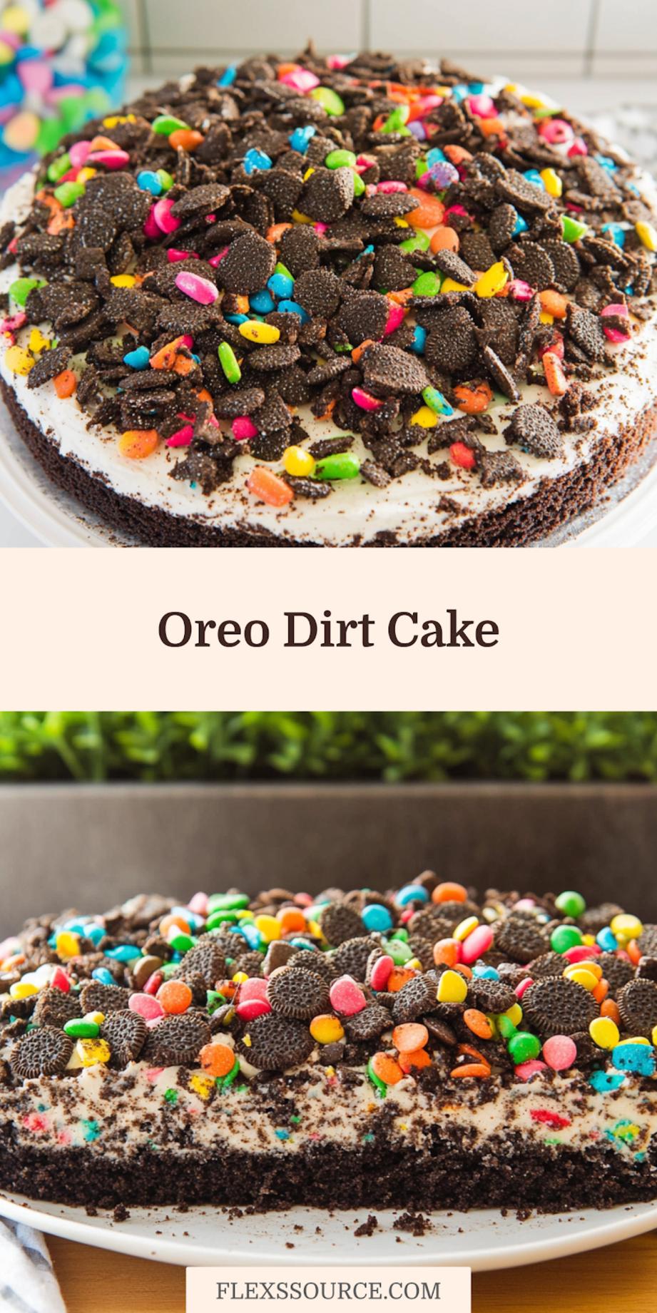 OREO DIRT CAKE centered hero view, clean and uncluttered_pin