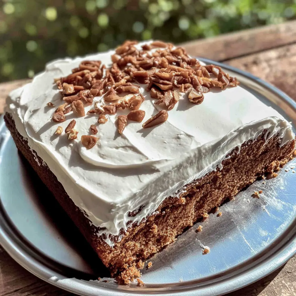 Original Texas Sheet Cake centered hero view, clean and uncluttered